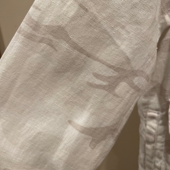 Sanctuary Linen snap and hidden zip front jacket - Picture 3 of 4